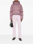 Стёганая куртка с капюшоном на молнии Moose Knuckles, розовый - фото 2