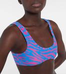 Лиф бикини Coolio с принтом REINA OLGA, синий - фото 4