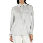 Рубашка Burberry женская, белый - фото 3