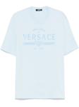 Versace футболка с логотипом, синий - фото