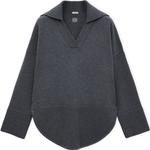 Поло свитер LOEWE, серый - фото