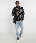 Свитер regular fit Just Cavalli, черный - фото 2