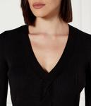 Свитер Slim fit Twinset, черный - фото 4