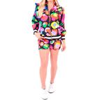 Куртка-бомбер с рюшами в леопардовом принте Pop Cheetah Emily McCarthy - фото 4