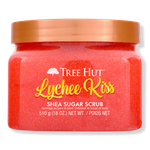 Скраб для лица с маслом ши Поцелуй личи Tree Hut - фото