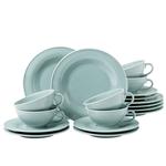 Чайный сервиз Beat Arctic Blue, маленький, 18 предметов Seltmann Weiden, синий - фото