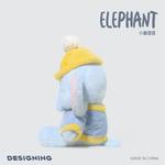 Small Elephant Plush Toy Dolls Plush Doll 30cm High DUOAI - фото 6