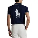 Мужская поло Polo Ralph Lauren, синий - фото 4