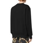 Свитшот с принтом логотипа VERSACE JEANS COUTURE, черный - фото 4