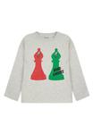 Топ Bobo Choses CHECKMATE UNISEX, Beige/Grey - фото 3