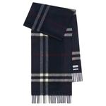 Клетчатый шарф с бахромой Burberry - фото 7