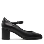 Туфли Clarks Freva55 Strap 26172052 Black Leather, черный - фото