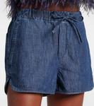 Джинсовые шорты VGold Valentino, Medium Blue Denim - фото 4