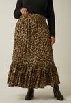 Юбка макси LEOPARD Evans, коричневый - фото 3
