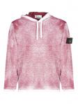 Толстовка с капюшоном и эффектом градиента Stone Island, розовый - фото
