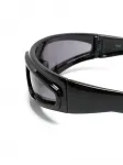 Солнцезащитные очки в байкерском стиле Rick Owens, черный - фото 3