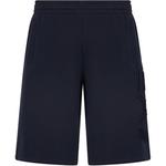 Бермуды с тиснением логотипа ea7 EMPORIO ARMANI, синий - фото