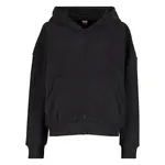 Толстовка Urban Classics Jacquard Velvet Oversized full zip, черный - фото 3
