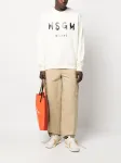 Толстовка с логотипом MSGM, белый - фото 2