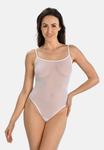 Боди Teyli Mesh suit mit dünnen Trägern Sophi, белый - фото 2