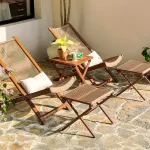 Кресло-реклайнер, коричневый - фото 3