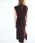 Женское длинное платье-водолазка MANGO, Brown - фото 2