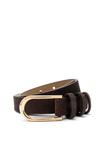 Ремень MICHAEL Michael Kors Belt, Dark Brown - фото