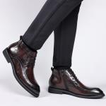 Черные мужские ботинки LUOMAIKE - фото 10