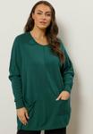Джемпер Evans Jumper, Teal/Green - фото