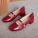 Туфли Мэри Джейн на массивном каблуке Women's TAFN, черный - фото 6