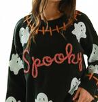 Жуткий свитер черного цвета Bibi, черный - фото 5