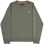 Толстовка Alpha Industries Camo Sleeve, зеленый - фото 3