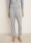Пижамные брюки MANGO Ramram, Light grey - фото 2