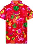 Рубашка King Kameha Flamingo Melone, красный - фото 2
