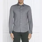 Рубашка узкого кроя Emporio Armani, черный - фото