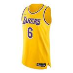 Майка Nike x NBA LA Lakers Jerseys 'LeBron James 6', желтый - фото