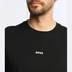 Футболка тчуп свободного кроя Boss, черный - фото 4