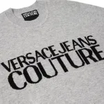 Свитер мужской VERSACE JEANS COUTURE, серый - фото 4