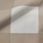 Постельное белье Primera «Basic Percale» в современном клетчатом дизайне, белый/бежевый - фото 4