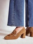 Sol Block Heeled Penny Loafers Boden - фото 5