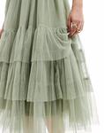 Платье невесты Madison Dusty Sage Green Midi от Lace & Beads - фото 2