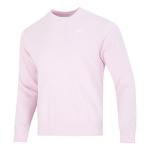 Толстовка Men's Nike Solid Color Round Neck Pullover Long Sleeves Pink, розовый - фото