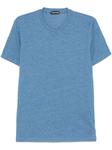 Футболка TOM FORD с меланжевым эффектом, синий - фото
