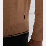 Шерстяной свитер даже стандартной посадки Boss, коричневый - фото 4