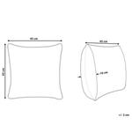 VELVET Подушка  Beliani, темно-желтый - фото 4