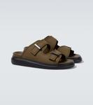 Гибридные сандалии McQueen, Pewter/Black/Gunmeta - фото 5