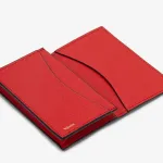 Чехол для визитных карточек Valextra, цвет Crimson Red - фото 3