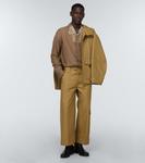 Вышитая рубашка Duco Nanushka, Fossil Brown - фото 2