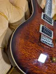 PRS SE Custom 24 Quilt - Черно-золотой взрыв - фото 8