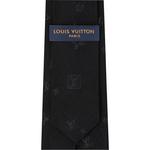 Галстук LV Starry Night Louis Vuitton, черный - фото 2